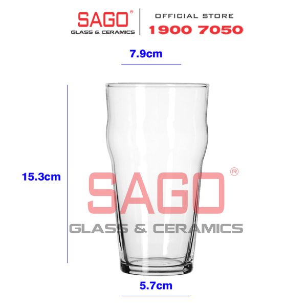  King Dealay JX4806 - Ly Thủy Tinh King Dealay English Pub glass 450ml | Thủy tinh Cao Cấp 