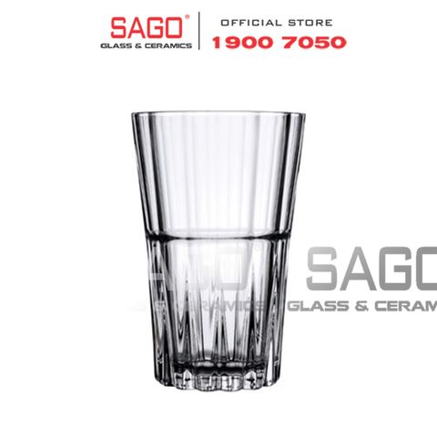  Pasabahce 1205180 - Ly Thủy Tinh Pha Lê Pasabahce Crystallin Sword Long Drink Tumbler Glass 350ml | Nhập Khẩu Thổ Nhĩ Kỳ 