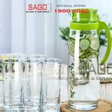  Ocean V20558G - Bình Nước Thủy Tinh Ocean Divano Pitcher 1660ml | Nhập Khẩu Thái Lan 