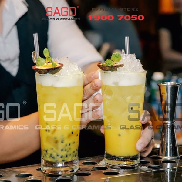  Ocean B21416 - Ly Thủy Tinh Ocean Ethan Long Drink 445ml | Nhập Khẩu Thái Lan 