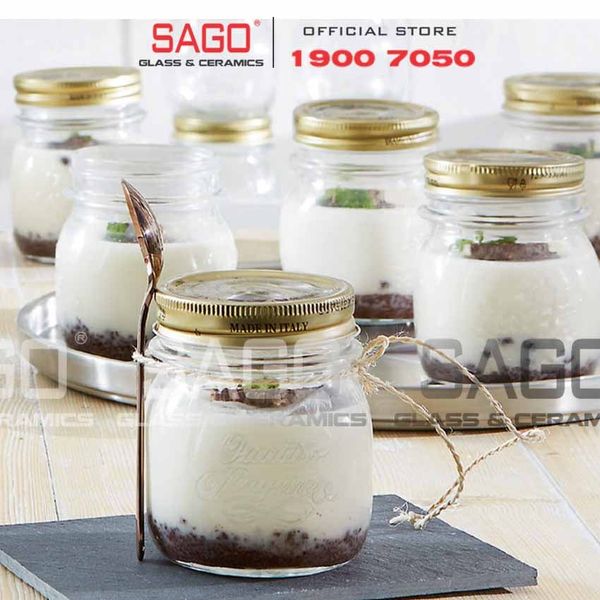  Hũ Thủy Tinh Bormioli Rocco Italia Quattro Invetro nắp vặn | Tùy Chọn Dung Tích 