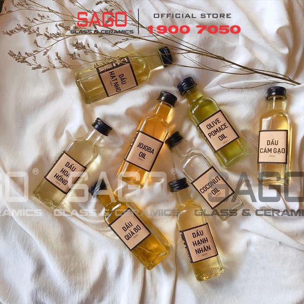  Chai Thủy Tinh Vuông 100ml Nắp nhôm | Thủy Tinh Cao Cấp 