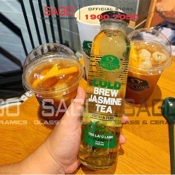  Chai Thủy Tinh Tròn Cao 350ml Nắp Thiết | Tùy Chọn Màu Nắp 