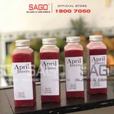  Chai Thủy Tinh Vuông Cao Nắp Nhôm | Tùy Chọn Dung Tích 