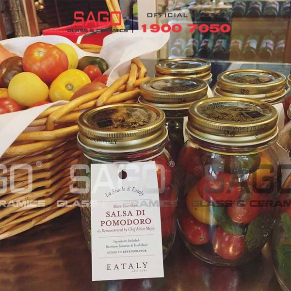  Hũ Thủy Tinh Bormioli Rocco Italia Quattro Invetro nắp vặn | Tùy Chọn Dung Tích 