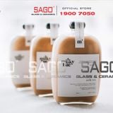  Chai Thủy Tinh Dẹp Nắp Nhựa | Tùy Chọn Dung tích 