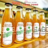  Chai Thủy Tinh Tròn Nắp Thiết | Tùy Chọn Dung Tích 