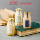  Chai Thủy Tinh Tròn Nắp Thiết | Tùy Chọn Dung Tích 