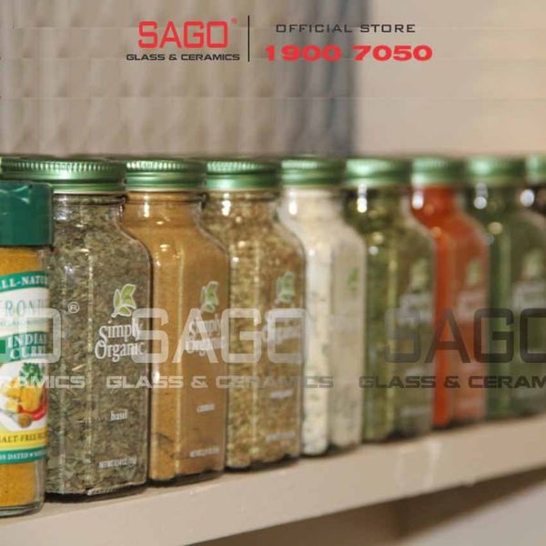  Chai Thủy Tinh Vuông 300ml Nắp Nhôm | Thủy Tinh cao cấp 