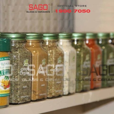  Chai Thủy Tinh Vuông 300ml Nắp Nhôm | Thủy Tinh cao cấp 