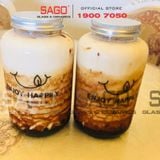  Chai Thủy Tinh Tròn Miệng To 500ml | Thủy Tinh Cao Cấp 