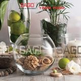  Pasabahce 43427 - Chậu Hoa Thủy Tinh Tròn Pasabahce Botanica Cao 12cm | Nhập Khẩu Thổ Nhĩ Kỳ 