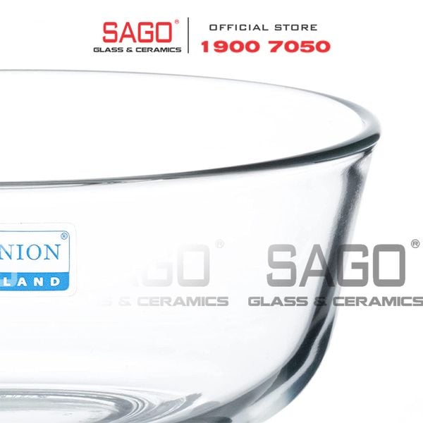  Union 317 - Chén Thủy Tinh Union Assurance Bowl Đường kính 4.5'' | Thủy Tinh Cao Cấp Nhập Khẩu Thái Lan 