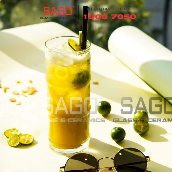  LIBBEY 32802 - Ly Thủy Tinh Libbey Bamboo Cooler 473ml | Nhập Khẩu USA 