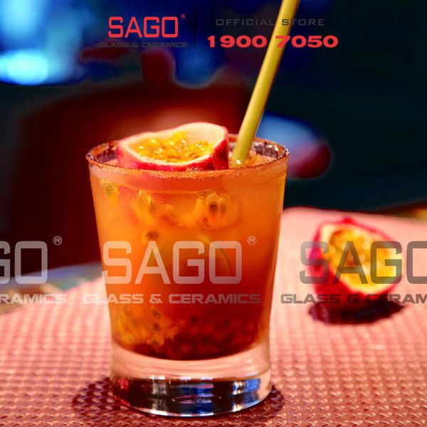  Ocean B21413 - Ly Thủy Tinh Ocean Ethan Double Rock 360ml | Nhập Khẩu Thái Lan 