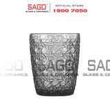  DELI DSKB172-1H - Ly Thủy Tinh Deli Beyond The Time Gray Rock Glass 300ml | Thủy Tinh Cao Cấp 