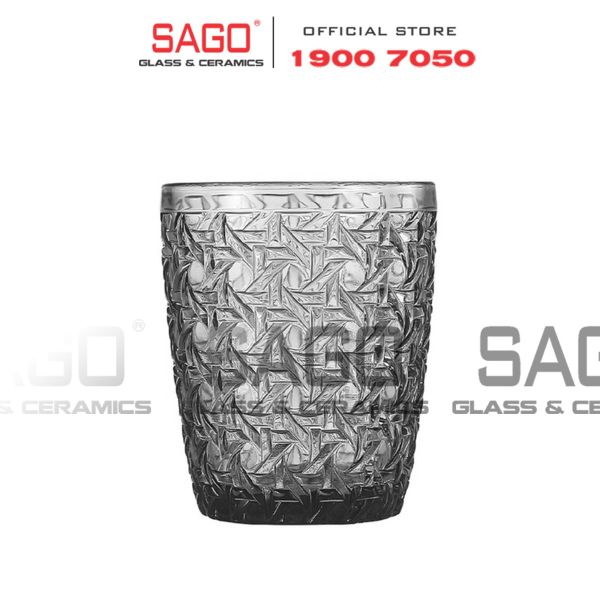  DELI DSKB172-1H - Ly Thủy Tinh Deli Beyond The Time Gray Rock Glass 300ml | Thủy Tinh Cao Cấp 