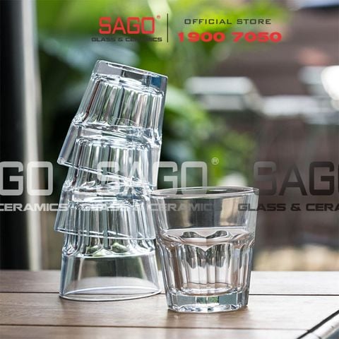  Deli 2009 - Ly Thủy Tinh Deli Central Lùn 250ml | Thủy Tinh Cao Cấp 