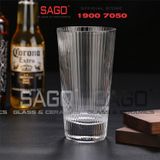  DELI DSY5840-3A - Ly Thủy Tinh Delisoga Studio Stripes Tumber Glass 410ml | Thủy Tinh Nhập Khẩu Cao Cấp 