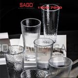  DELI DSY5840-3 - Ly Thủy Tinh Delisoga Studio Stripes Tumber Glass 410ml | Thủy Tinh Nhập Khẩu Cao Cấp 
