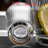  DELI DSY5840-3A - Ly Thủy Tinh Delisoga Studio Stripes Tumber Glass 410ml | Thủy Tinh Nhập Khẩu Cao Cấp 