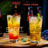  DELI DSY5840-3A - Ly Thủy Tinh Delisoga Studio Stripes Tumber Glass 410ml | Thủy Tinh Nhập Khẩu Cao Cấp 