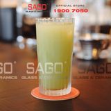  Deli TY4337-2 - Ly Thủy Tinh Deli Manhattan Tumber Glass 320ml | Thủy Tinh Cao Cấp 