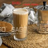  Deli TY4337-2 - Ly Thủy Tinh Deli Manhattan Tumber Glass 320ml | Thủy Tinh Cao Cấp 