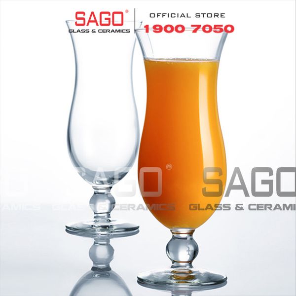 Deli EJ7648 - Ly thủy tinh Deli Poco Hurricane Glass 450ml | Thủy Tinh Cao Cấp 