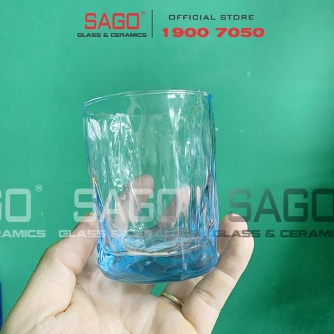  DELI JS5179B - Ly Thủy Tinh Deli Sogente Green Rock glass 355ml | Thủy Tinh Cao Cấp 