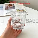  Deli TY5901-1 - Ly Thủy Tinh Deli Studio Stack Rock Glass 300ml | Thủy Tinh Cao Cấp 