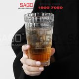  Deli TY5901-2 - Ly Thủy tinh Deli Studio Stack Tumber Glass 380ml | Thủy Tinh Cao Cấp 