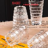  Deli TY5901-2 - Ly Thủy tinh Deli Studio Stack Tumber Glass 380ml | Thủy Tinh Cao Cấp 