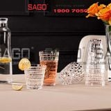  Deli TY5901-1 - Ly Thủy Tinh Deli Studio Stack Rock Glass 300ml | Thủy Tinh Cao Cấp 