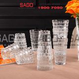  Deli TY5901-2 - Ly Thủy tinh Deli Studio Stack Tumber Glass 380ml | Thủy Tinh Cao Cấp 