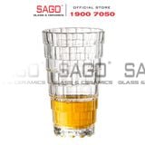  Deli TY5901-2 - Ly Thủy tinh Deli Studio Stack Tumber Glass 380ml | Thủy Tinh Cao Cấp 
