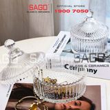  DELI DSTG1032-4 - Thố Mứt Thủy Tinh , Hũ Kẹo Thủy Tinh Deli Candy Jar Glass | Thủy Tinh Cao Cấp 