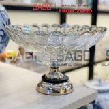  ELEGANT 3319AC - Dĩa Thủy Tinh Tiệp Chân Đồng Elegant Đường Kính 36.0cm | Thủy Tinh Màu Cao Cấp 