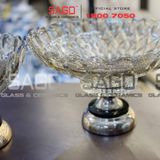  ELEGANT 3319AC - Dĩa Thủy Tinh Tiệp Chân Đồng Elegant Đường Kính 36.0cm | Thủy Tinh Màu Cao Cấp 