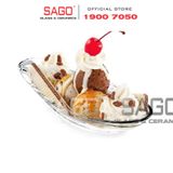  Ocean P02616 - Dĩa kem Delight Banana split Dish , Nhập Khẩu Thái lan 