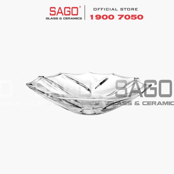  Deli DSGD2020-11 - Dĩa Thủy Tinh Deli Delisoga 28.4cm | Thủy Tinh Cao Cấp 