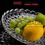  Deli DSGD18-10 - Thủy Tinh Deli Delisoga Chấm Bi 24.5cm | Thủy Tinh Cao Cấp 