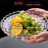  Deli DSGD18-10 - Thủy Tinh Deli Delisoga Chấm Bi 24.5cm | Thủy Tinh Cao Cấp 