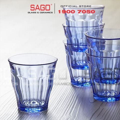 DURALEX D1027B - Ly Thủy Tinh Cường Lực Duralex Picardie Marine Glass 250ml | Nhập Khẩu Pháp 