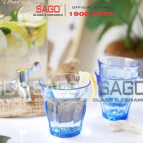 DURALEX D1028B - Ly Thủy Tinh Cường Lực Duralex Picardie Marine Glass 310ml | Nhập Khẩu Pháp 
