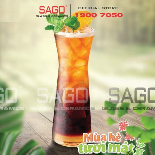  Ocean B13610 - Bình Rót Thủy Tinh Ocean Tempo Carafe 290ml | Nhập Khẩu Thái Lan 