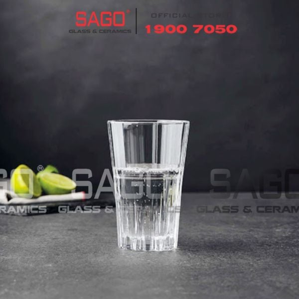  Pasabahce 1205180 - Ly Thủy Tinh Pha Lê Pasabahce Crystallin Sword Long Drink Tumbler Glass 350ml | Nhập Khẩu Thổ Nhĩ Kỳ 