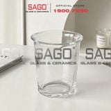  INS 9002 - Ly Thủy Tinh Miệng Loe INS Flared Mouth Rock Glass 355ml | Thủy Tinh Cao Cấp 