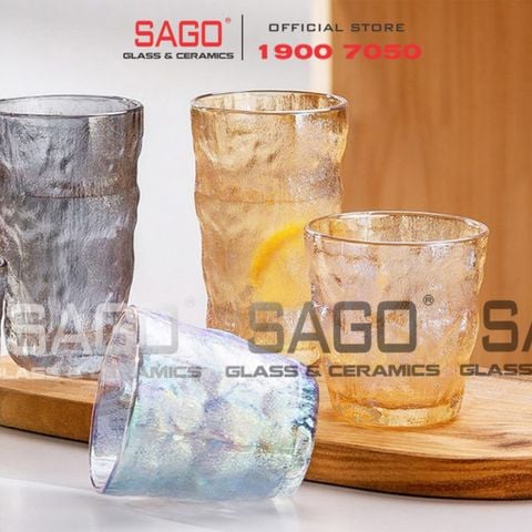  Deli KB047-2HA - Ly Thủy Tinh Deli Soda Lime Amber Tumber Glass 305ml | Thủy Tinh Cao Cấp 