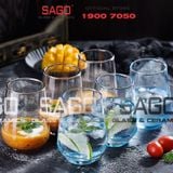  DELI ES7018-1HS - Ly Thủy Tinh Deli Lexington Hi Ball Smoke Grey 390ml | Thủy Tinh Cao Cấp 